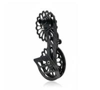 Chatonshen Deragliatore Posteriore per Bicicletta Pulegge Doppie Guida Catena Gabbia con Fori Set Trasmissione Stradale Layout Meccanico Centrato Corpo in Fibra, Style to 5