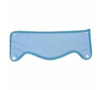 Chatonshen Fascia Assorbente per Casco Protezione Sotto Casco Morbida Rete Mesh Assorbente Poliestere Adatta per Lavoratori Manuali, Azzurro Cielo, Rete A Strato Singolo + Panno Assorbente