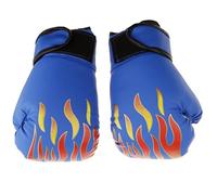 Chatonshen Guanti da Allenamento per Taekwondo, Sparding, Kickboxing E Jiu- - PU NBR, Leggeri E Impermeabili per Bambini, Blu 7 Pollici, Come descritto