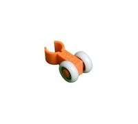 Chatonshen Guida Stecca Biliardo Strumento Allenamento Accessorio Roller Stabilizzatore Plastica per Sviluppare Memoria Muscolare E Potenziare Precisione Adatta per Principianti E Club, Arancione