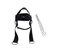 Chatonshen Head Harness per Esercizi Cervicali Allenamento Collare Sollevamento Pesi Cintura Imbottita Regolazione Facile Traspirante Adatto per Palestra Casa