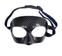 Chatonshen Maschera Protettiva Naso Maschera Facciale Schermo Protector Guardia PVC Resistente a Crepe Regolabile Adatta a attività Sportive Match di Footba,