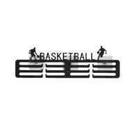 Chatonshen Medaglie Espositore Staffa Porta Medaglie Scaffale Appendi a Muro Robusto in Ferro per Raccogliere Ed Esporre Adatto per Soggiorno Palestr, Pallacanestro