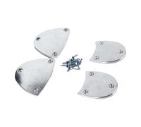 Chatonshen Metal Heel Plates Tappetini Scarpa Antiscivolo Accessori Installazione Semplice Punte Alluminio Adatti per Ballerini Tap Dance Adulti Bambini, Kids S