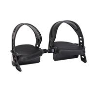 Chatonshen Pedali per Cyclette, Pedali per Cyclette, Filettatura da 9/16 Pollici, Parti di Ricambio per Bicicletta, Cinghie Allargate, Gabbie per Le Dita dei Pie