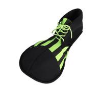 Chatonshen Scarpe da Clown Come Accessorio Leggero per Il Costume, Calzature Divertenti E Ideali per Giochi di Ruolo, Realizzate in Morbido Eva per Carnevale Ed, Nero Verde