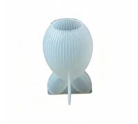 Chatonshen Stampo per Candele in Silicone per Pasqua con Design per Feste Decorative Artigianali Fai da Te Regalo Creativo per Amici E Famiglia, Coniglio Uovo A Strisce
