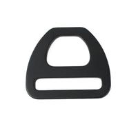 CHATROOM 2/5/10 pz 15-38mm Metallo Triangolo Fibbia Cinghia della Borsa Cinghia Tessitura collegare Gancio Collare for Animali Domestici Regolare Chiusura Hardware(Black,38mm-2Pcs)