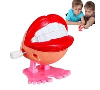 Chattering Teeth - Walking Teeth Toy | Gag Toy, Wind Up Chattering Teetħ, Wind Up Babbling Teetħ Desktop Decoration, Gag Joke Toÿ, Kids Educational Toÿ, Party Pra Nk, Fun Novelty For Adults & Childr