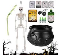 Chaudron de Sorcière | Décorations de Table pour Halloween | Décoration pour Maison Usage intérieur Et Extérieur Festivals Fêtes Fournitu