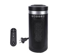 Chauffage d'appoint Buachois, 2000 W, avec humidificateur, chauffage rapide, chauffage électrique oscillant avec thermostat et minuterie 12 heures, silencieux pour chambre et