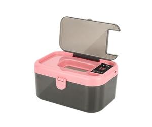 Chauffe-Lingettes Bébé | Distributeur Chauffant Avec Éclairage LED - Recharge USB Portable Pour Maison, Voiture, Voyage, Camping, Road Trip - Boîte À Lingettes Chaudes Pour Confort Et Hygiène