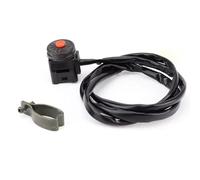 CHAURDH 22 Mm 7/8" Interruttore di Arresto Accensione Moto Pulsante Universale Rosso per ATV Fuoristrada Motocross Moto da per Cross Controller Ricambi per Moto Interruttore luci ausiliarie