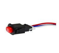 CHAURDH Lunghezza 11,5 Cm/4,53" Interruttore Luci di Emergenza per Moto Doppio Lampeggiante di Segnalazione Cavi di Segnalazione di Emergenza per Moto E-Scooter E-Motor Interruttore luci ausiliarie