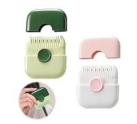 ChAusa 2 Pezzi Tagliacapelli 2 in 1, Split Ends Trimmer, Pettine Multifunzionale a Doppia Faccia per Tagliare e Acconciare i Capelli Sottili (Rosa+Verde)