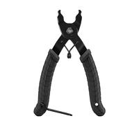 ChAusa Pinza per Catene Bicicletta, Smagliacatena Bici, 2 in 1 Apri e Chiudi Pinza Catena, Portatile Smaglia Catena, Facile da Usare per Rimuovere Catene di Bici da Strada o MTB 16.5x5cm (Nero)