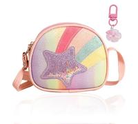 ChAusa Stile Principessa Carino Borsetta Bambina, Leggere Tracolla Mini Beauty Case Bambina, Borsa Piccola con Tracolla Regolabile, Idea Regalo Piccola Ragazza Compleanno Natale
