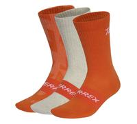 adidas Terrex - TRX MT Sock 3-Pack - Calze casual EU 43-45 rosso