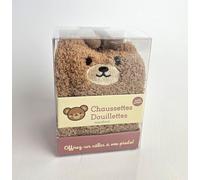 Chaussettes Douillettes Ours brun: Offrez un câlin à vos pieds !: 31562