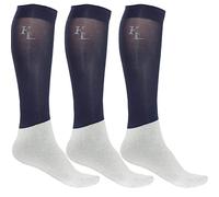 Chaussettes kinglsand bas 3 paires - 36-41, marine
