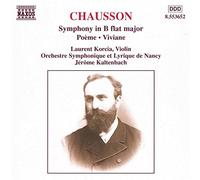 Chausson Ernest - Sym (B)/Poeme/Viviane