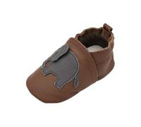 Chaussons Cuir Souple Bébé Antidérapant Chausson Fille Chausson Cuir Bébé Garcon 0 À 24 Mois Chaussures Bébé Pas Chaussures Bébé Filles Souples Cuir Suédé Dessin Anim Water Shoe Bambini, Caff, 23 EU