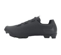 Chaussures a lacets molette cuir microfibre FLR FG-3 Noir