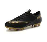 Chaussures de Football pour Homme Chaussures d'entraînement de Football à crampons Pointes hautes FG/AG pour professionnels et athlétisme High Top pour compétition Crampons Unisexe EU35-46