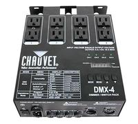 CHAUVET DJ DMX-4 Dimmer/Relay Pack | Controller di luce LED