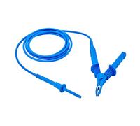 Chauvin Arnoux Cavo di prova HV 15 kV (15 m) con morsetto a coccodrillo (blu)