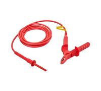 Chauvin Arnoux Cavo di prova HV 15 kV (3 m) con morsetto a coccodrillo (rosso) K44