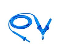 Chauvin Arnoux Cavo di prova HV 5 kV (8 m) con morsetto a coccodrillo (blu)