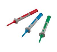 Chauvin Arnoux P01101921 - Set di 3 punte di prova (rosso, verde, blu), 1 set