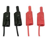 Chauvin Arnoux P01295290Z KIT puntali Spina sicurezza 4 mm 2 m Rosso, Nero 1 KI