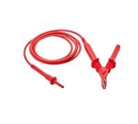Chauvin Arnoux P01295512 - Cavo di prova HV, 5 kV, 15 m, con morsetto a coccodrillo, rosso, 1 pezzo