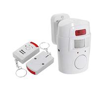 Chavisenty Allarme con sensore di movimento a infrarossi, antifurto, con 2 telecomandi, adatto per casa, garage, negozi