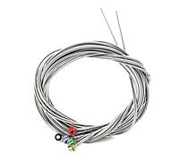 Chavisenty Set di 5 corde in acciaio inox con estremità a sfera colorata per parti di ricambio elettriche a 5 corde