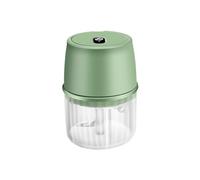 Chavisenty Tritatutto per Aglio Elettrico USB 250ML Tritatutto Portatile Wireless, Piccolo Robot da Cucina per Tritare Aglio -Verde