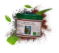 CHAY Coffee all’Aloe con Tè - Caffè Gourmet Arabica Bio Monorigine | Aloe Arborescens Aloe Code Formula | Puro Ceylon Tea Nero | Bevanda Drenante, Naturale - 150g