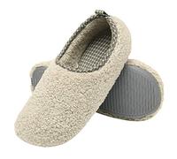 ChayChax Donna Pantofole da Casa Memory Foam Inverno Ciabatte Pantofola Interno Caldo Peluche Leggero Scarpe di Cotone,Beige,EU 40-41