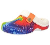 ChayChax Donna Uomo Invernali Zoccoli Sabot Imbottiti Calde Morbide Pantofole Casa Esterno in Comode Peluche Inverno Impermeabile Scarpe da Giardino, Multicolore, 42/43 EU