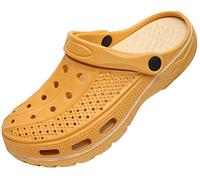 ChayChax Uomo Donna Zoccoli e Sabot Supporto per Arco Plantare Estive Ciabatte Sandali da Spiaggia Mare Giardino, Banana, 38/39 EU (Produttore 260)