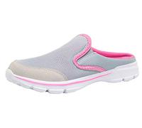 ChayChax Zoccoli Sabot Donna Uomo Leggero Traspiranti Pantofole da Casa Casual Ciabatte Moda Antiscivolo,Grigio,40 EU