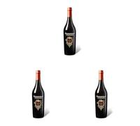 Chazalettes Vermouth della Regina Rosso 75cl - Vermouth con note di erbe, sandalo e coriandolo. 16,5% vol. (Confezione da 3)