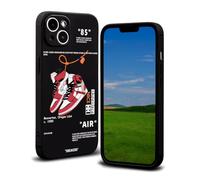 CHBSHENG Cool Design Phone Case for iPhone 14 Case for Boys Men Street Aesthetic Shockproof Basketball Sneaker Sports Designer Cases Compatible with iPhone 14 Black