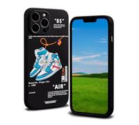 CHBSHENG Cool Phone Case for iPhone 16 Pro Case for Boys Men Street Design Aesthetic Shockproof Basketball Sneaker Sports Designer Cases Compatible with iPhone 16 Pro Black