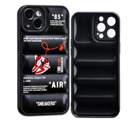 CHBSHENG Cool Phone Case per iPhone 15 Plus Custodia per ragazzi e uomini, design stradale, estetica, antiurto, per sneaker da basket, compatibile con iPhone 15 Plus, nera