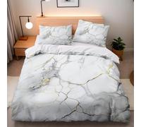 CHCHNXY Copripiumino Matrimoniale 240x220cm Marmo Morbido Microfibra Copripiuminio,Con Cerniera Parure Copripiumino Matrimoniale(1 Copripiumone e 2 Federe 50x80cm) Per Adulti