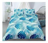 CHCHNXY Copripiumino Una Piazza e Mezza Mostri Blu Set di Copripiumino 3D,Set Biancheria da Letto in Microfibra,1 Copripiumini 200x200cm e 2 Federe 50x80cm,Per Adulti bambino