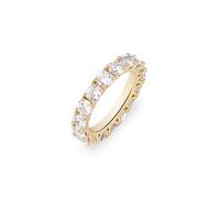 CHCWR 14k oro densamente set di moissanite anello, anello a fila singola da 4 mm, un token semplicistico ma elegante per momenti memorabili, Festa dei padri per papà